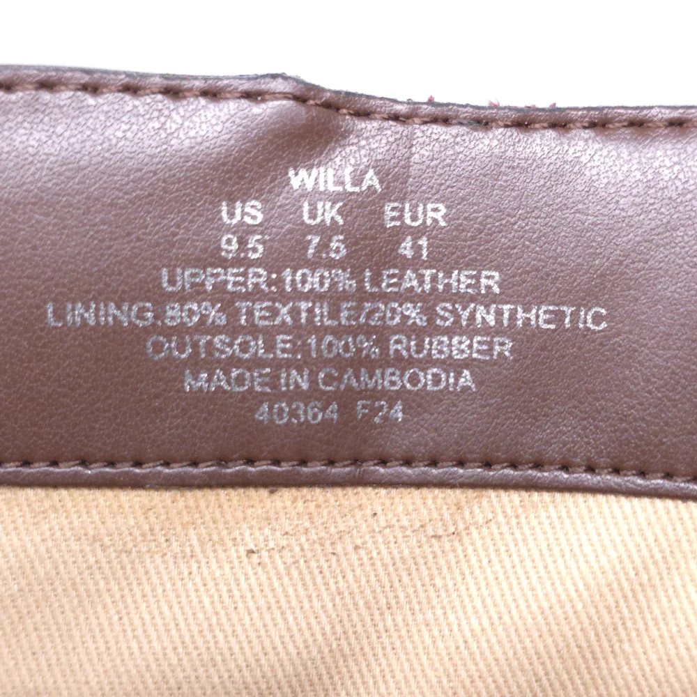 LAUREN Ralph Lauren Ankle Boots Willa Dark Mahogany 9.5 Medium - Picture 9 of 10